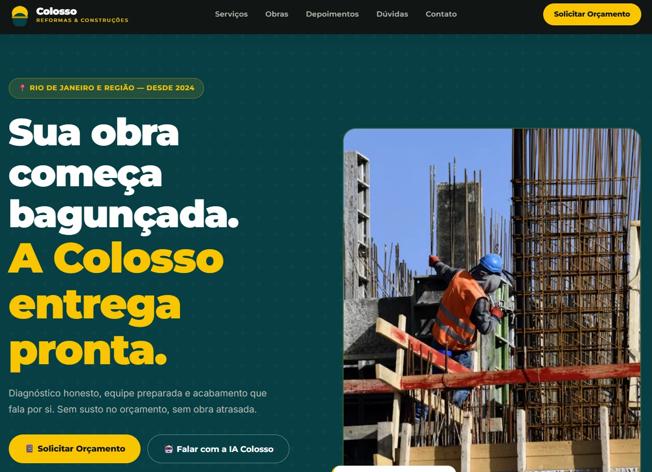 Home do site Colosso